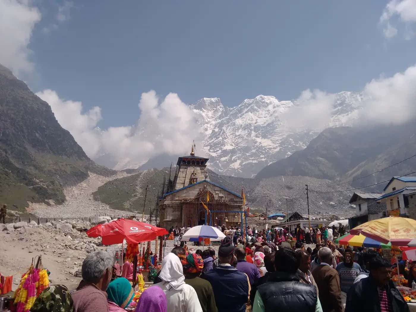 Kedarnath Temple in the Himalayan landscape of Uttarakhand