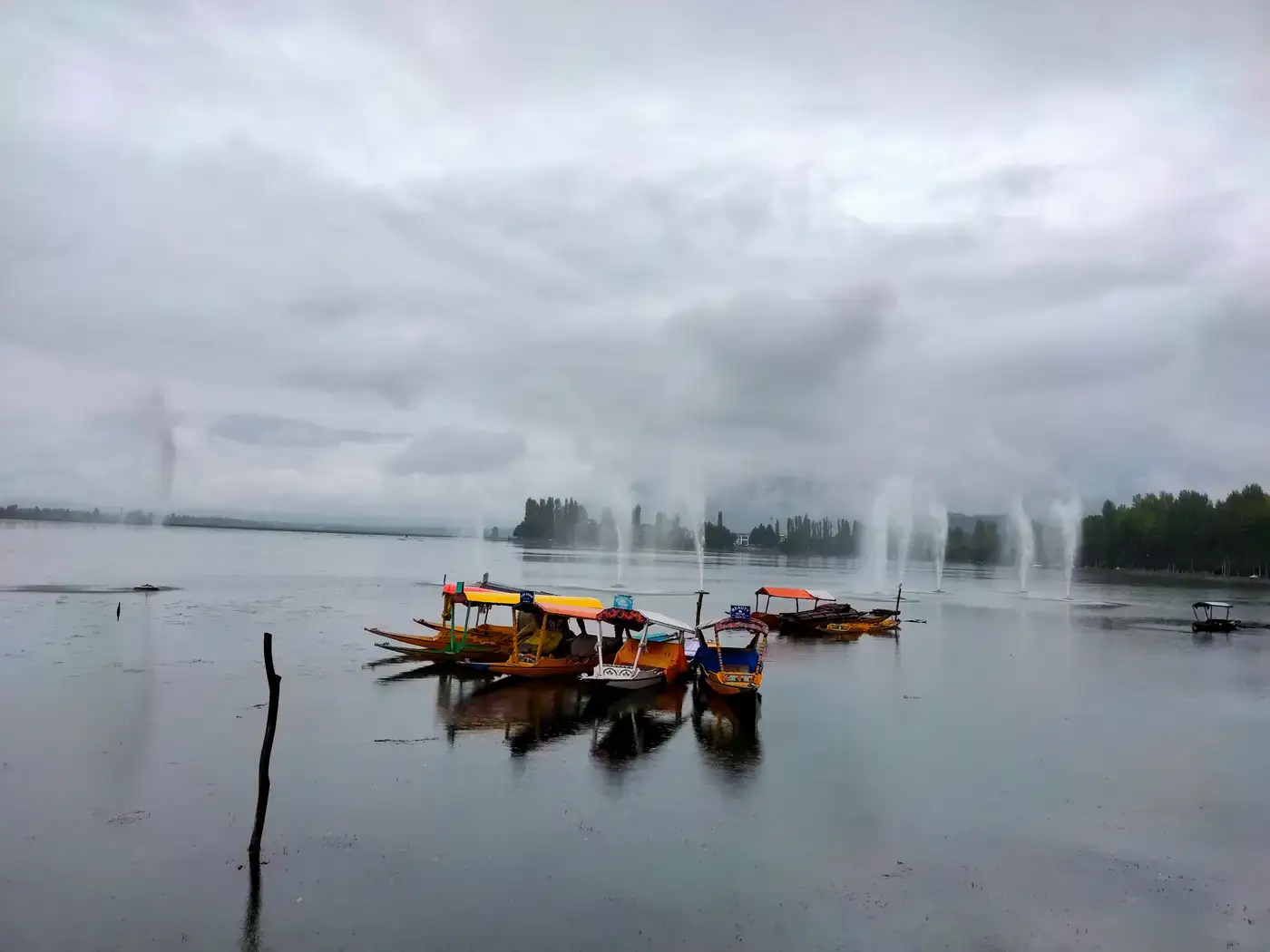 Dal Lake in Srinagar, Kashmir